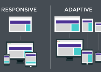 adaptive vs responsive web design examples Image