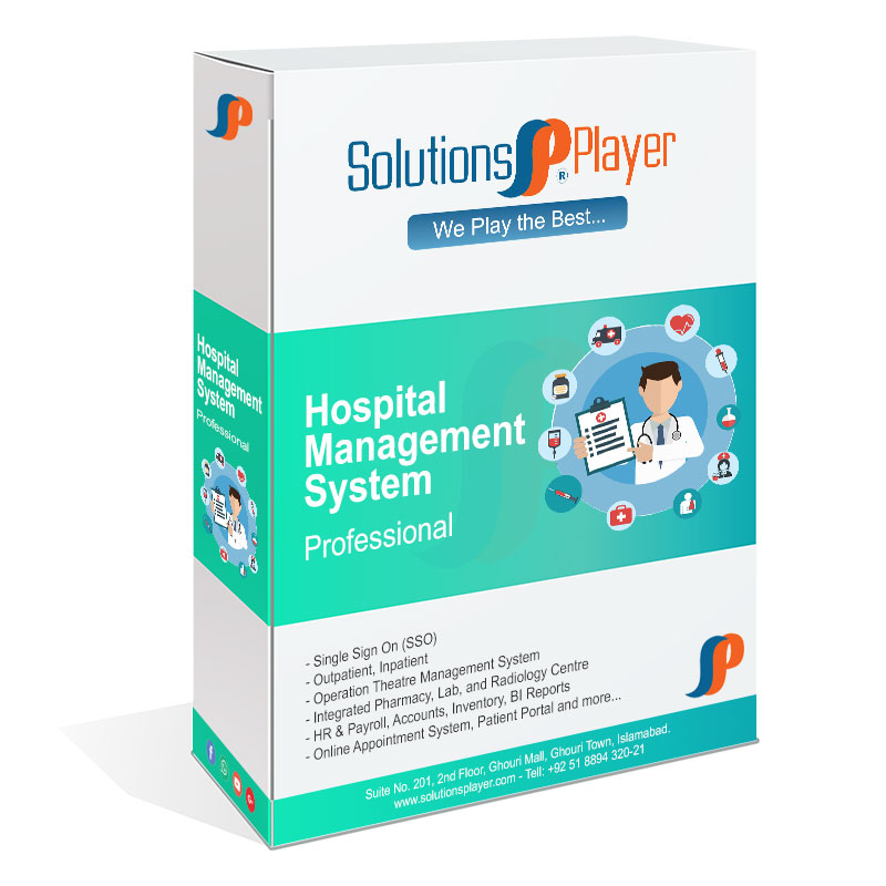 hospital software in Pakistan package box